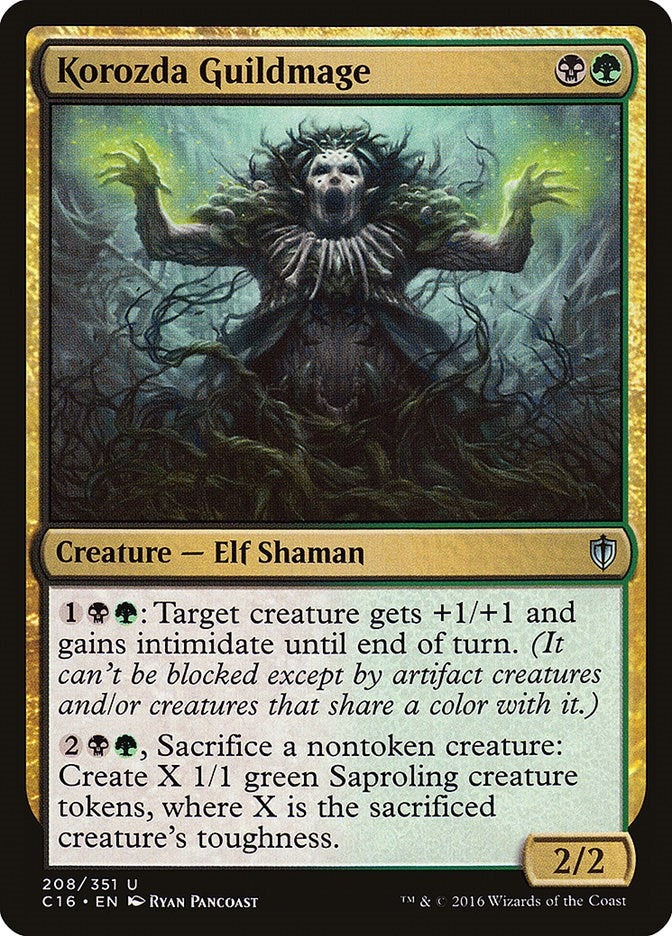 Image for Korozda Guildmage (208) (Commander 2016) - Magic: The Gathering