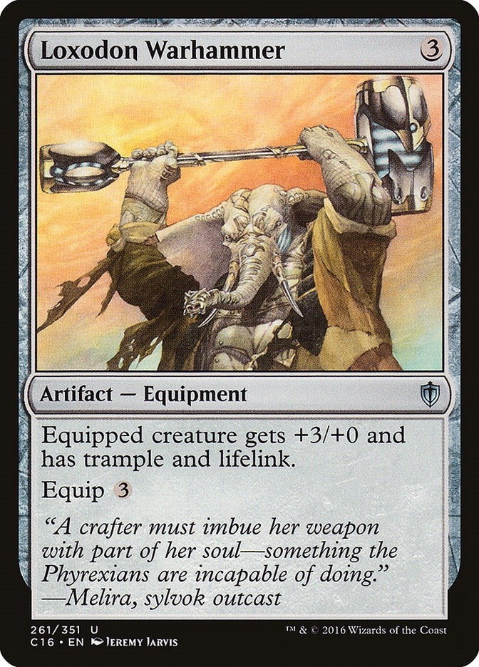 Image for Loxodon Warhammer (261) (Commander 2016) - Magic: The Gathering