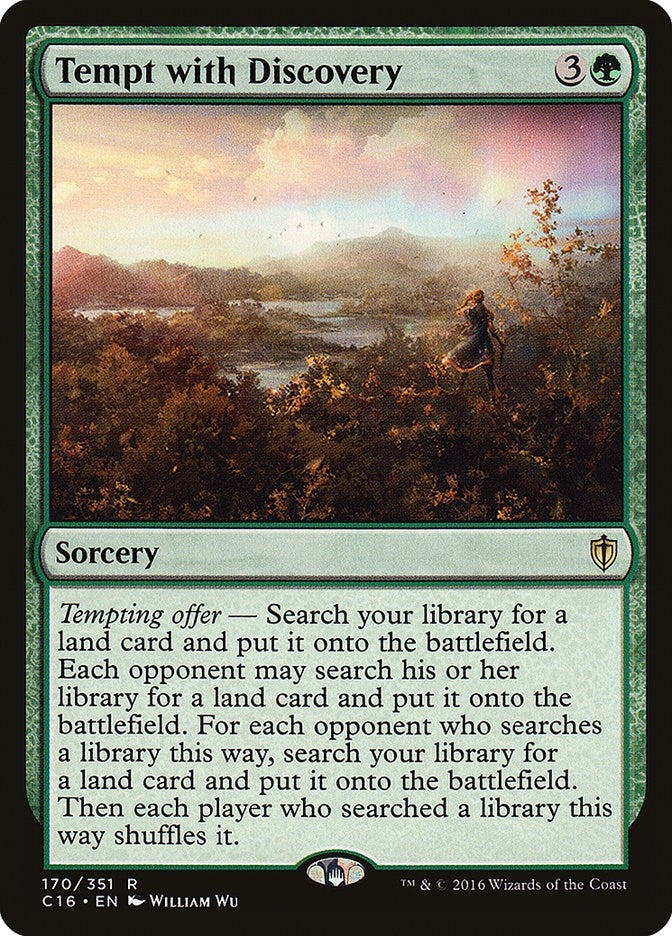 Image for Tempt with Discovery (170) (Commander 2016) - Magic: The Gathering