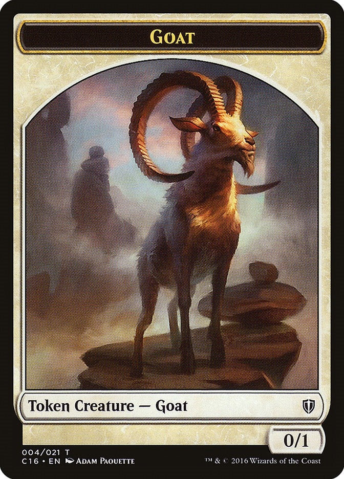 Image for Goat // Thopter Double-Sided Token (4 // 9) (Commander 2016) - Magic: The Gathering