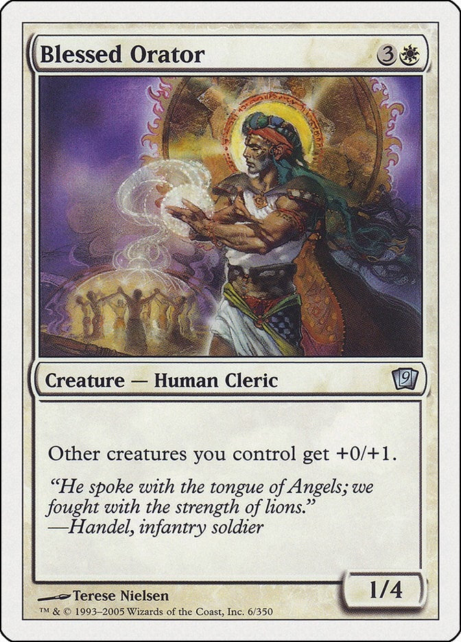 Image for Blessed Orator (6) (9th Edition) - Magic: The Gathering
