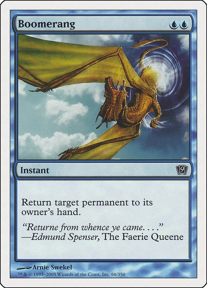 Image for Boomerang (66) (9th Edition) - Magic: The Gathering