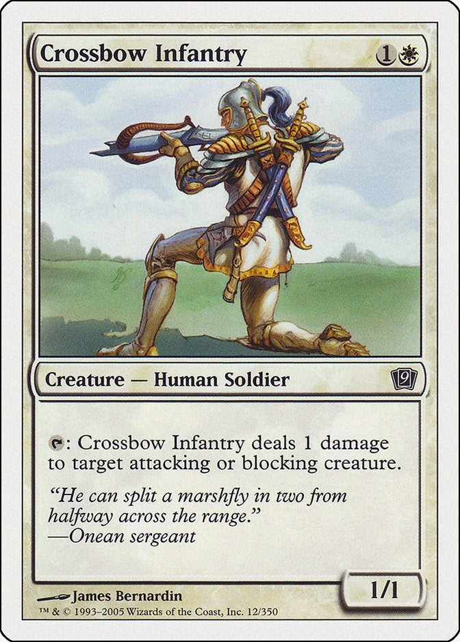 Image for Crossbow Infantry (12) (9th Edition) - Magic: The Gathering