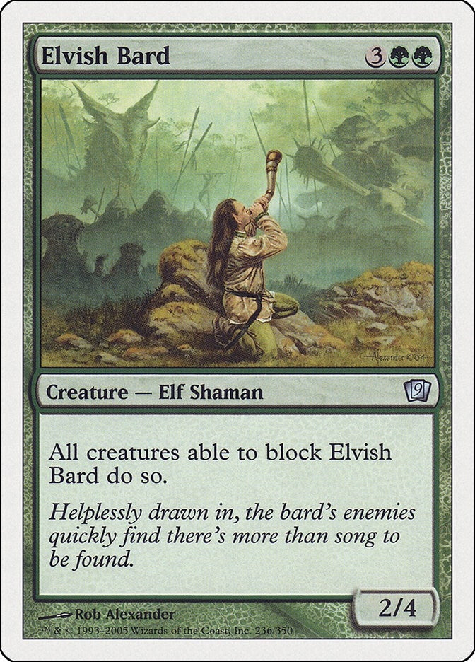 Image for Elvish Bard (236) (9th Edition) - Magic: The Gathering