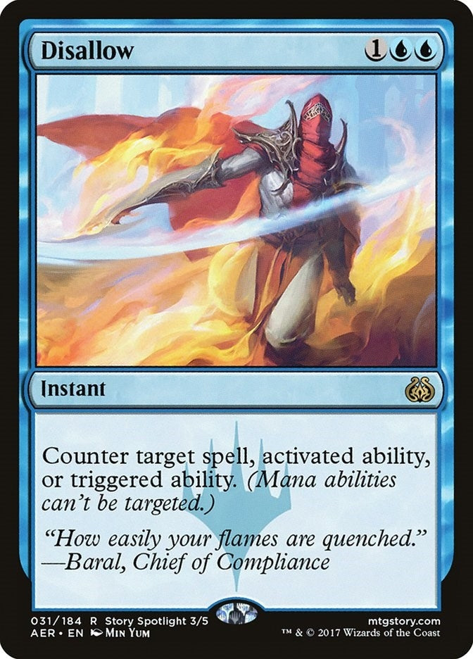 Image for Disallow (31) (Aether Revolt) - Magic: The Gathering