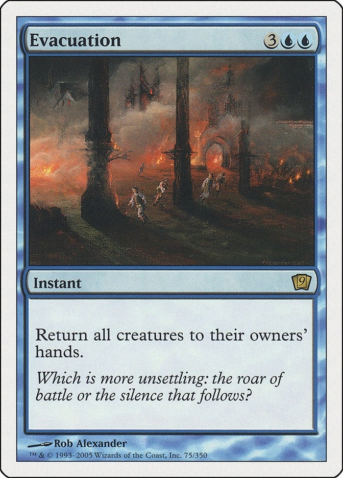 Image for Evacuation (75) (9th Edition) - Magic: The Gathering