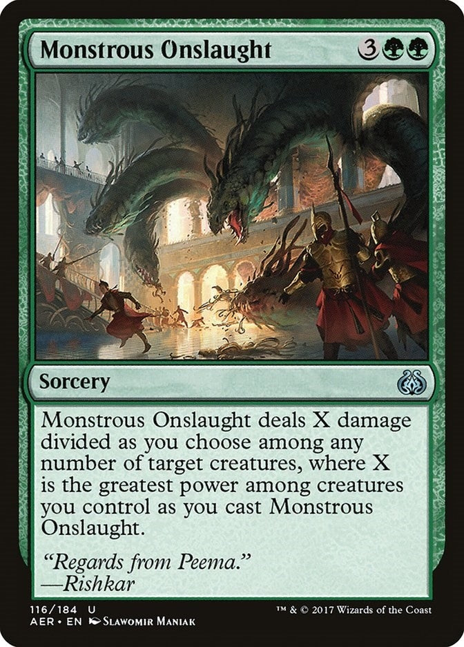Monstrous Onslaught (116) (Aether Revolt)