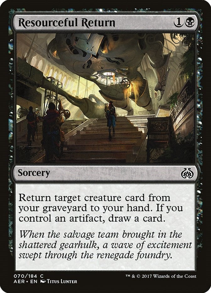 Image for Resourceful Return (70) (Aether Revolt) - Magic: The Gathering