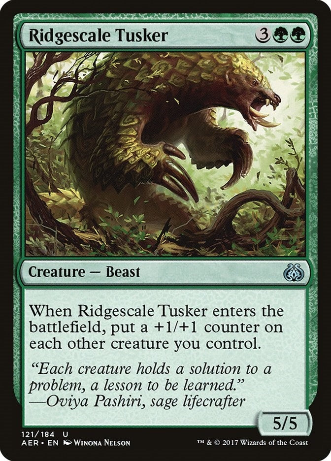 Image for Ridgescale Tusker (121) (Aether Revolt) - Magic: The Gathering