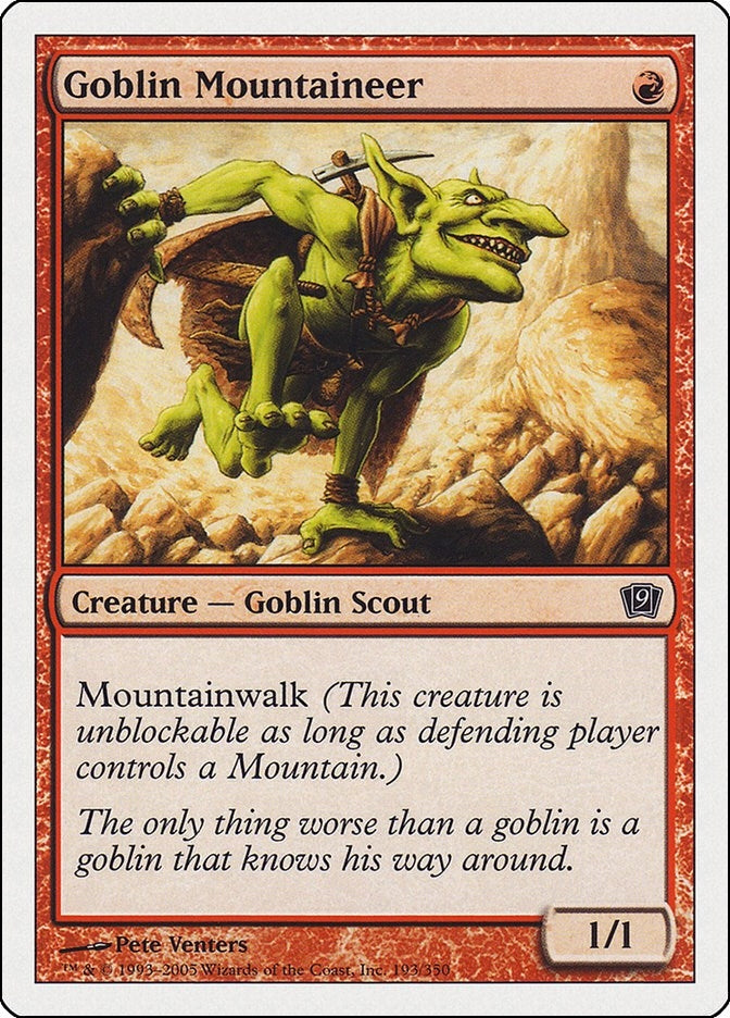 Image for Goblin Mountaineer (193) (9th Edition) - Magic: The Gathering