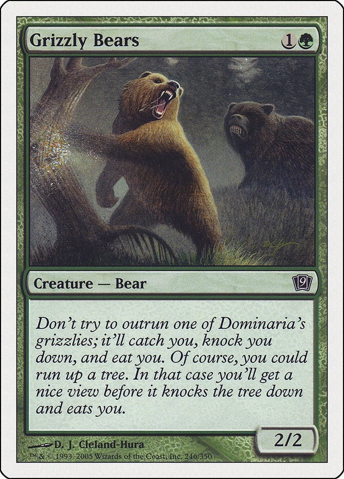 Image for Grizzly Bears (246) (9th Edition) - Magic: The Gathering