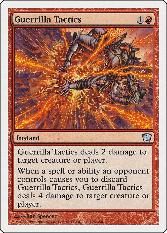 Image for Guerrilla Tactics (196) (9th Edition) - Magic: The Gathering