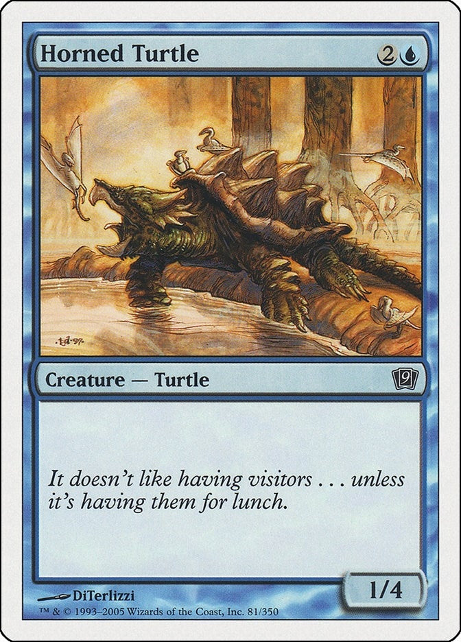 Image for Horned Turtle (81) (9th Edition) - Magic: The Gathering