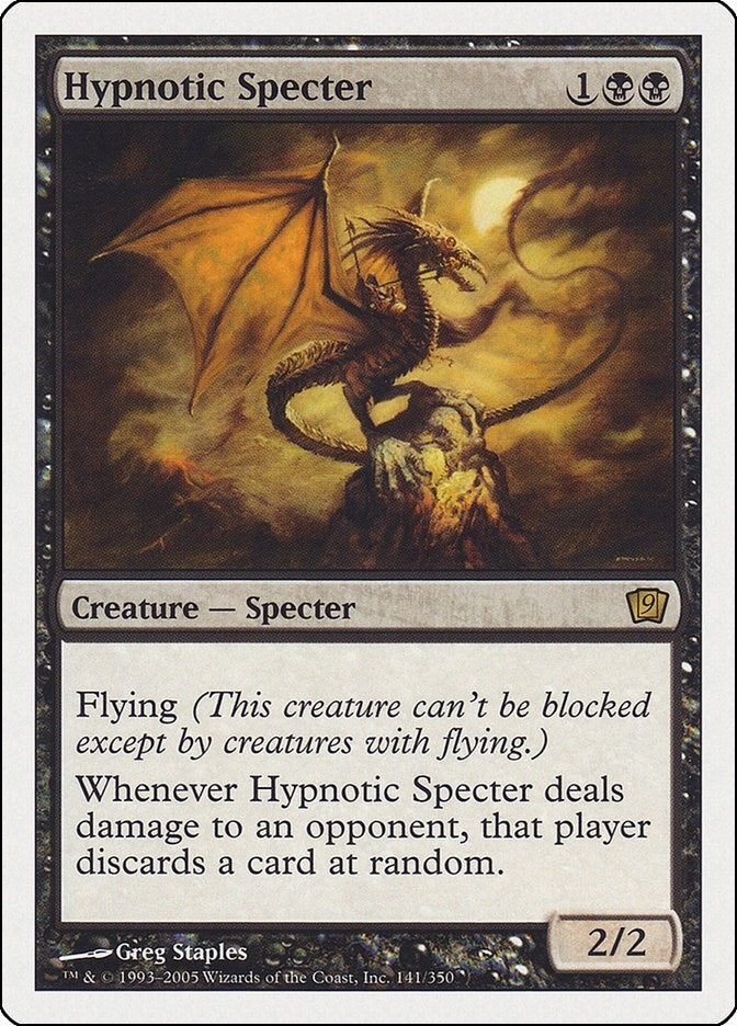 Image for Hypnotic Specter (141) (9th Edition) - Magic: The Gathering