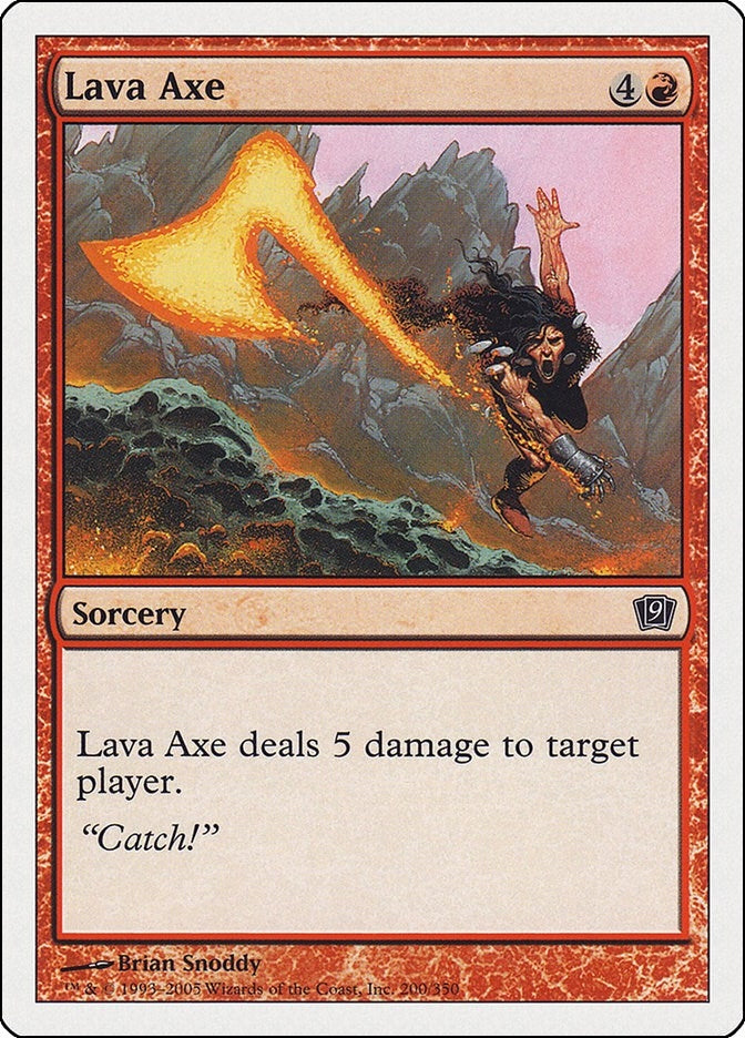 Image for Lava Axe (200) (9th Edition) - Magic: The Gathering
