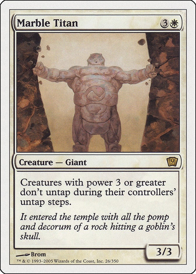 Image for Marble Titan (26) (9th Edition) - Magic: The Gathering