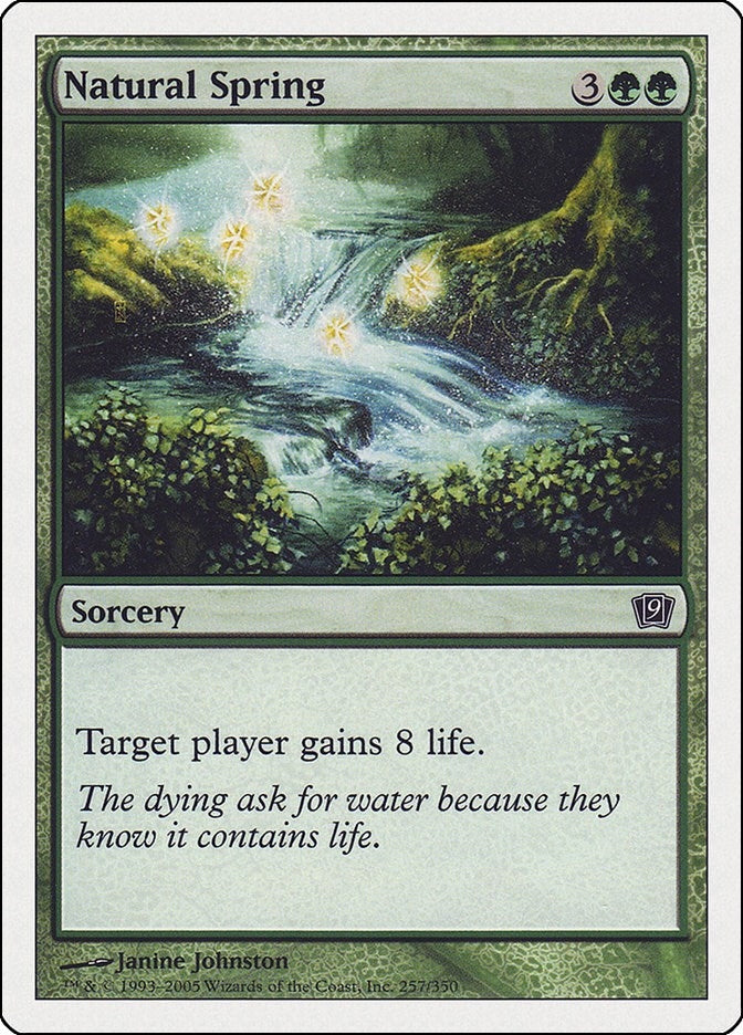 Image for Natural Spring (257) (9th Edition) - Magic: The Gathering