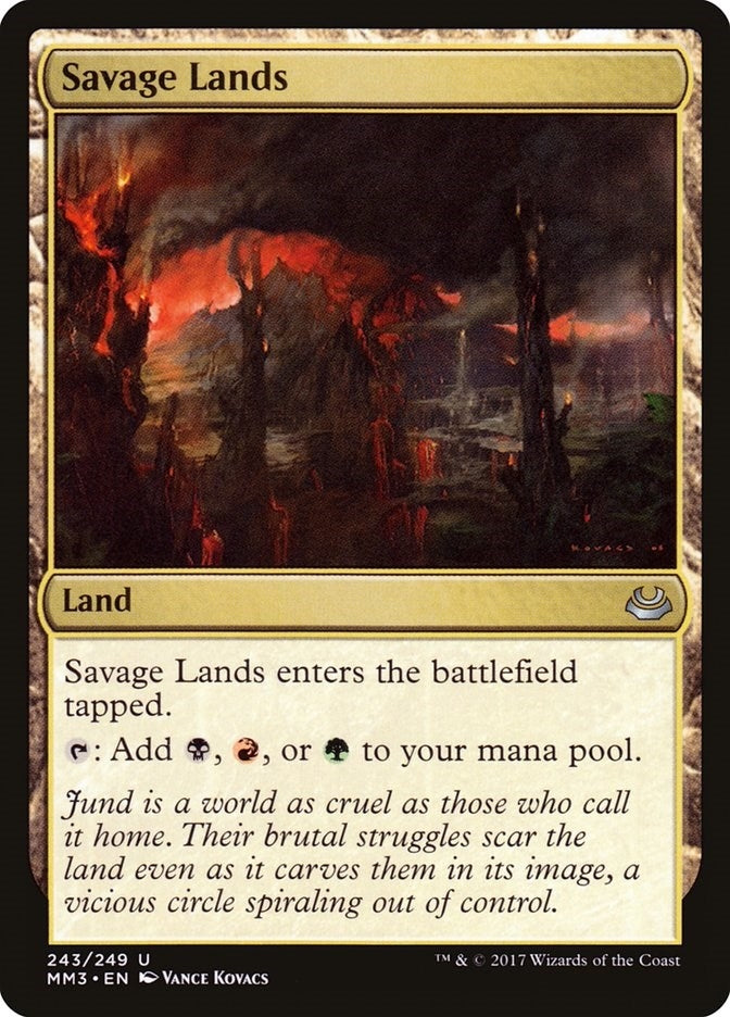 Image for Savage Lands (243) (Modern Masters 2017) - Magic: The Gathering