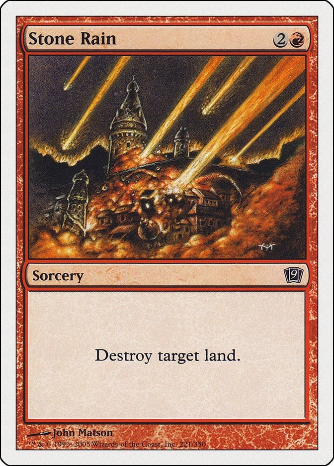 Image for Stone Rain (221) (9th Edition) - Magic: The Gathering