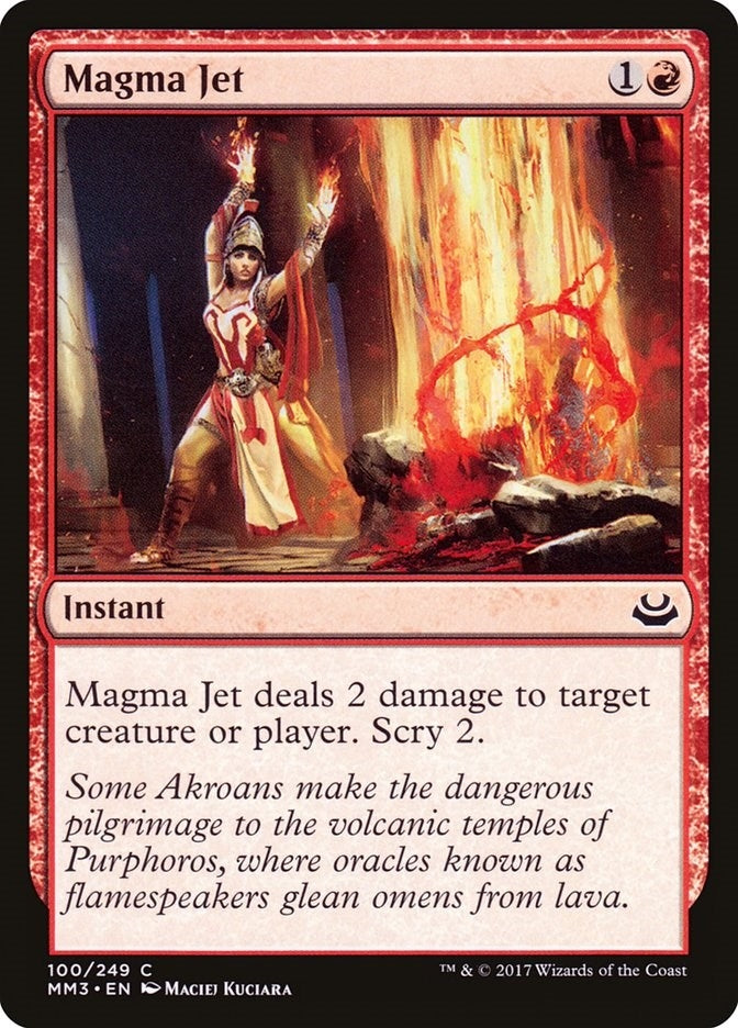 Image for Magma Jet (100) (Modern Masters 2017) - Magic: The Gathering