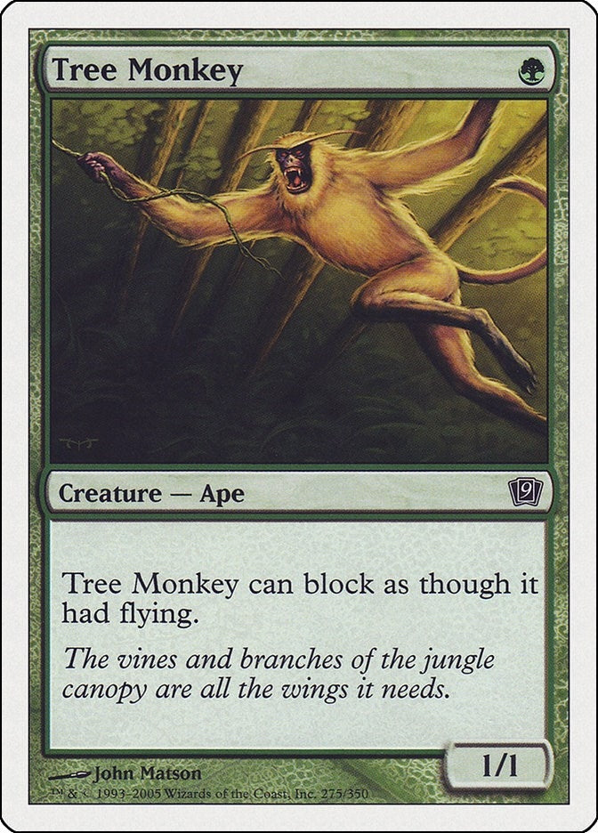 Image for Tree Monkey (275) (9th Edition) - Magic: The Gathering