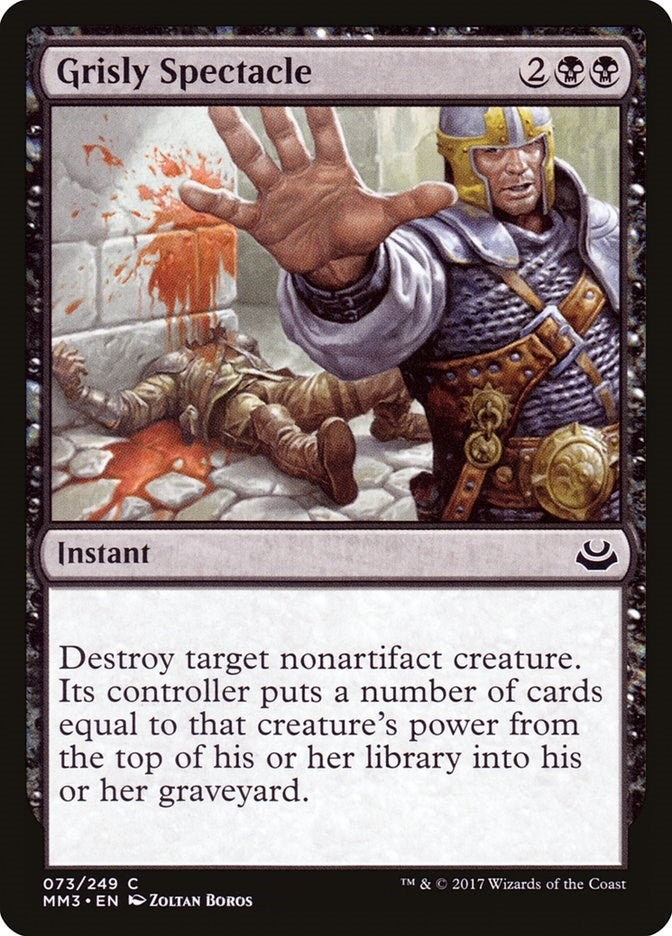Image for Grisly Spectacle (73) (Modern Masters 2017) - Magic: The Gathering