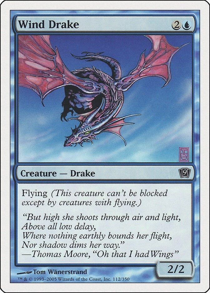 Image for Wind Drake (112) (9th Edition) - Magic: The Gathering
