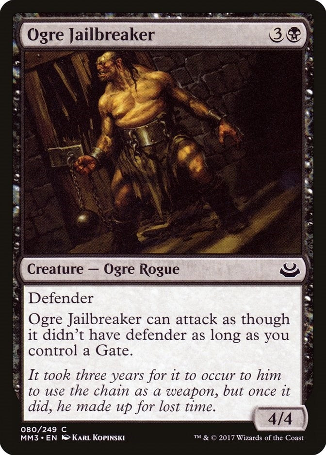 Image for Ogre Jailbreaker (80) (Modern Masters 2017) - Magic: The Gathering