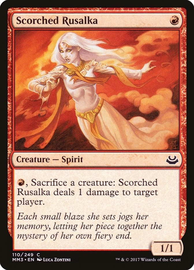 Image for Scorched Rusalka (110) (Modern Masters 2017) - Magic: The Gathering