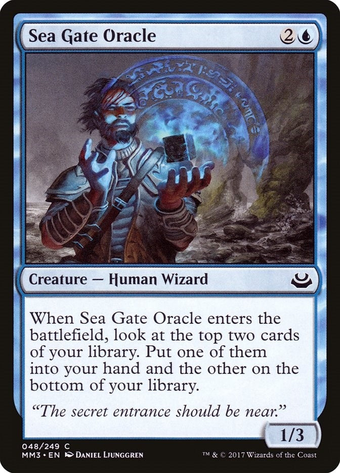 Image for Sea Gate Oracle (48) (Modern Masters 2017) - Magic: The Gathering
