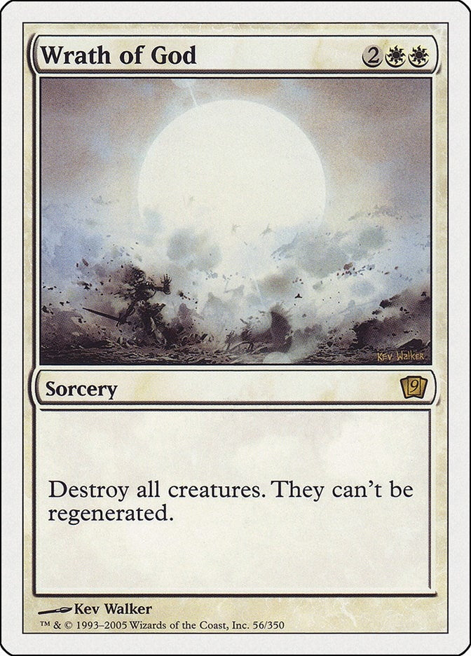 Image for Wrath of God (56) (9th Edition) - Magic: The Gathering
