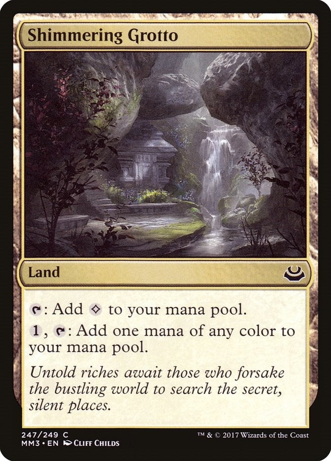 Image for Shimmering Grotto (247) (Modern Masters 2017) - Magic: The Gathering