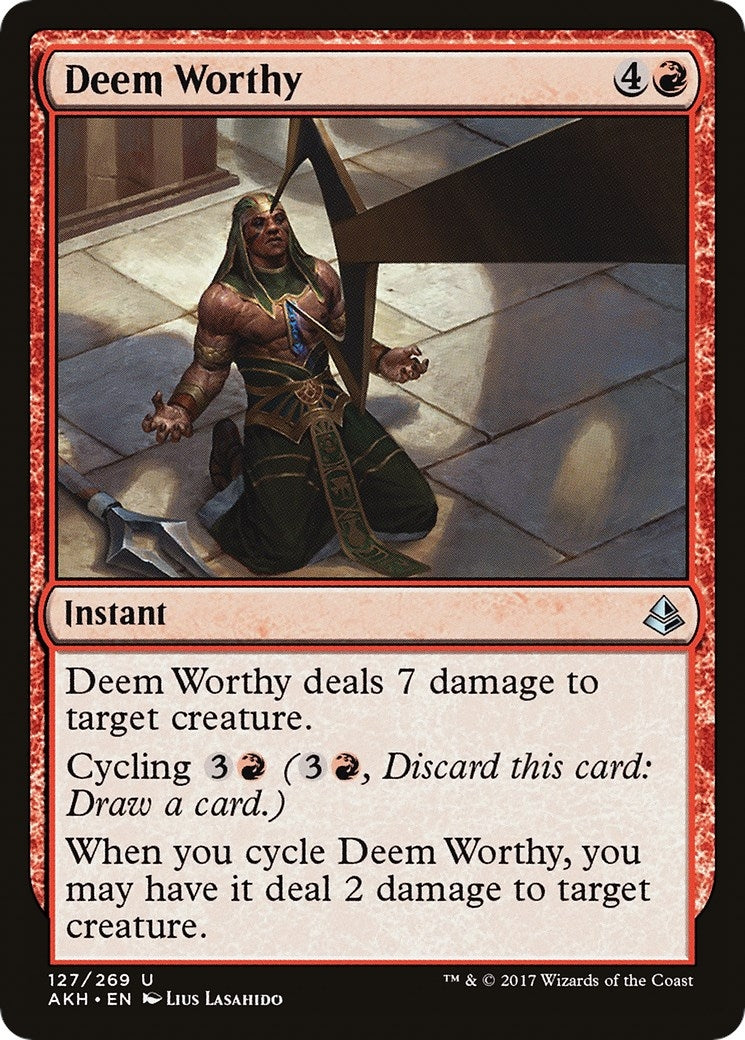 Image for Deem Worthy (127) (Amonkhet) - Magic: The Gathering