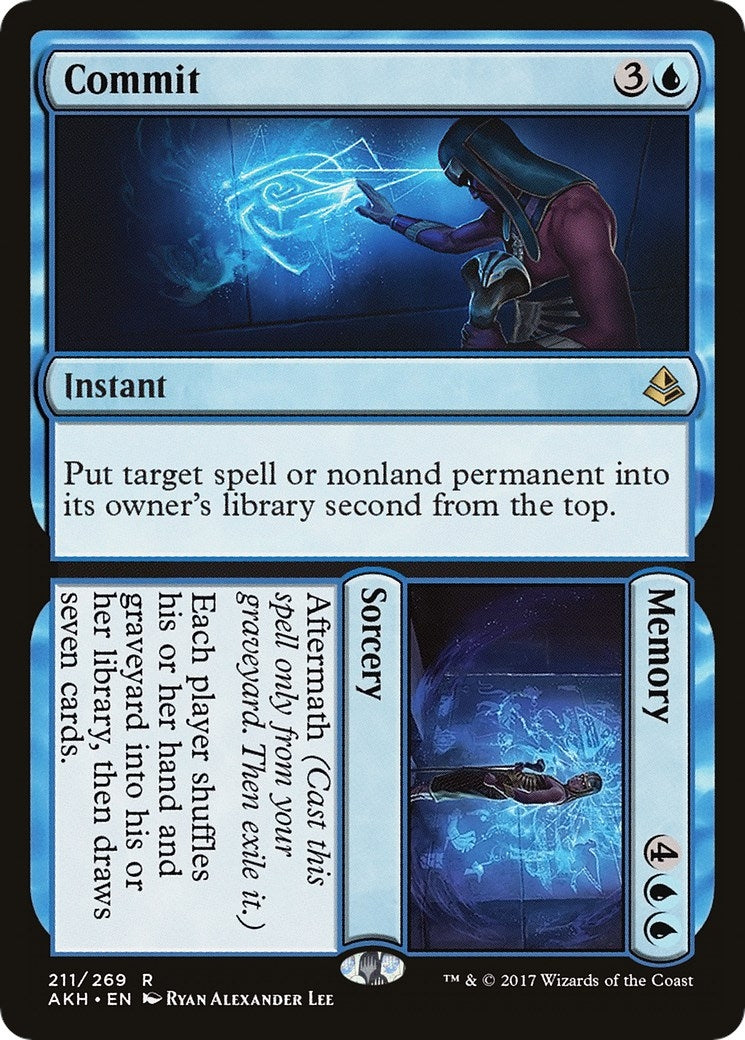 Image for Commit // Memory (211) (Amonkhet) - Magic: The Gathering
