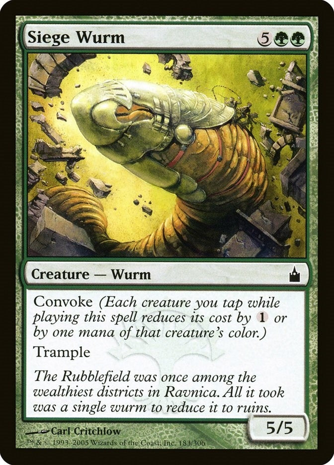 Siege Wurm (183) (Ravnica: City of Guilds)