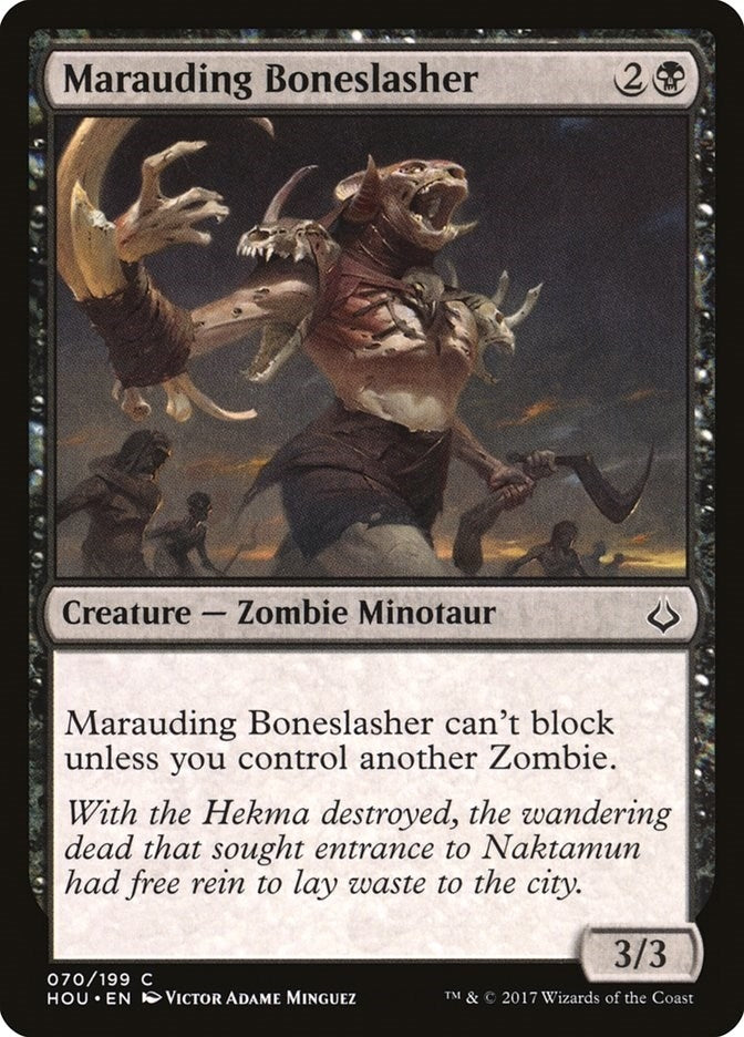Image for Marauding Boneslasher (70) (Hour of Devastation) - Magic: The Gathering