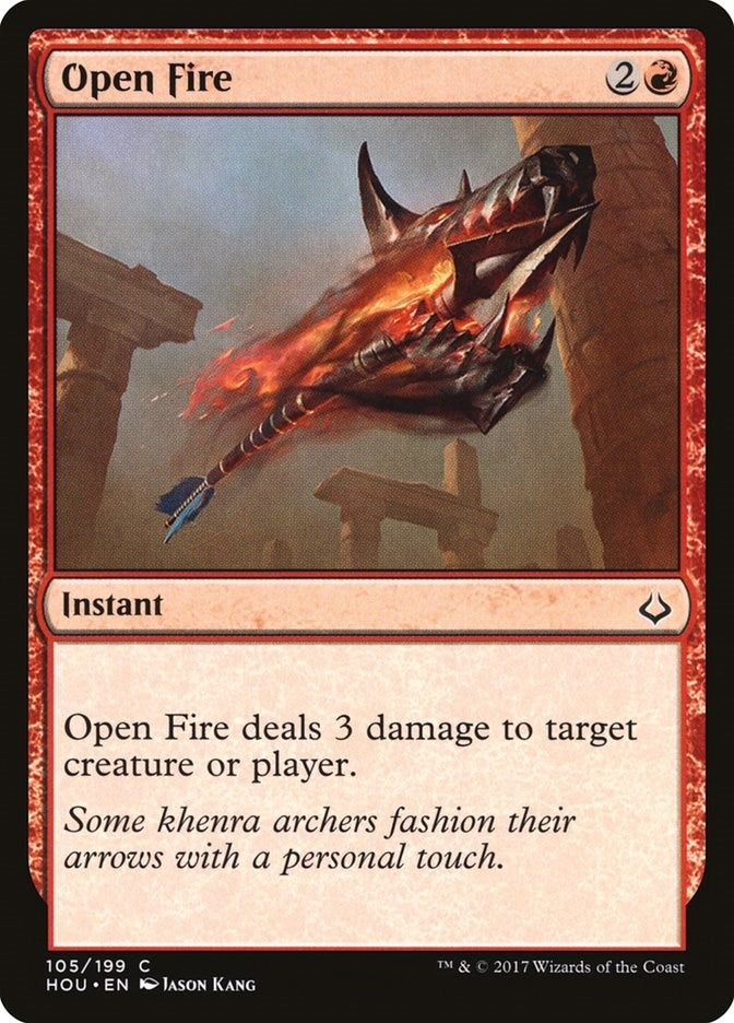 Image for Open Fire (105) (Hour of Devastation) - Magic: The Gathering