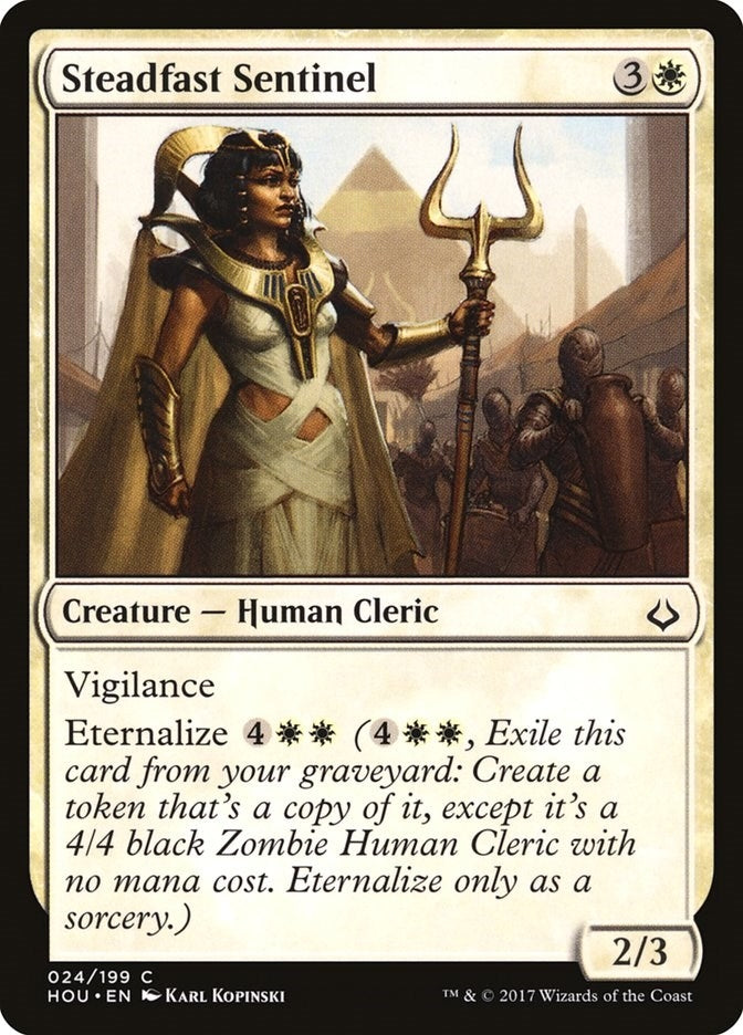 Image for Steadfast Sentinel (24) (Hour of Devastation) - Magic: The Gathering