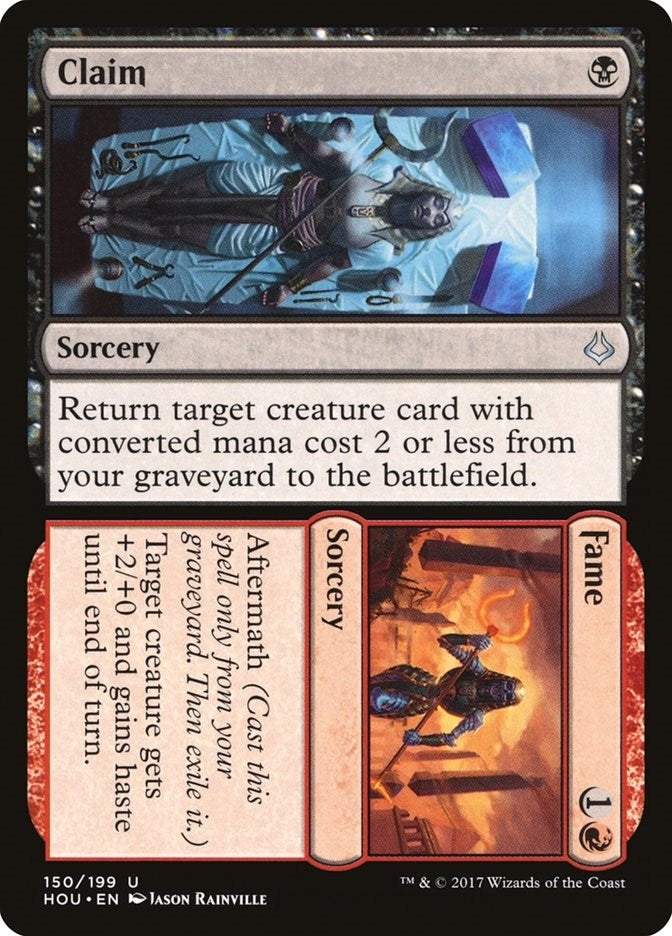 Image for Claim // Fame (150) (Hour of Devastation) - Magic: The Gathering