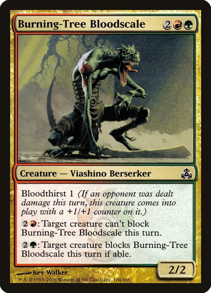 Image for Burning-Tree Bloodscale (104) (Guildpact) (GPT) - Magic: The Gathering