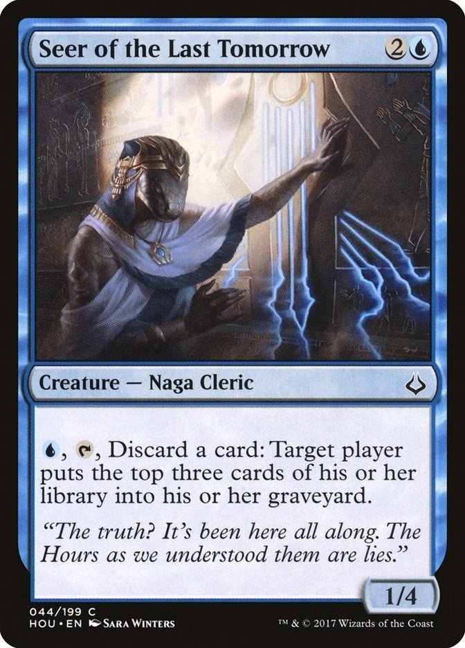 Image for Seer of the Last Tomorrow (44) (Hour of Devastation) - Magic: The Gathering