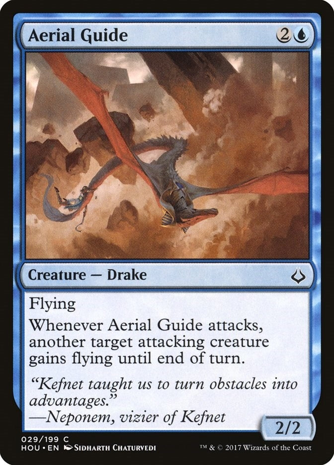Image for Aerial Guide (29) (Hour of Devastation) - Magic: The Gathering