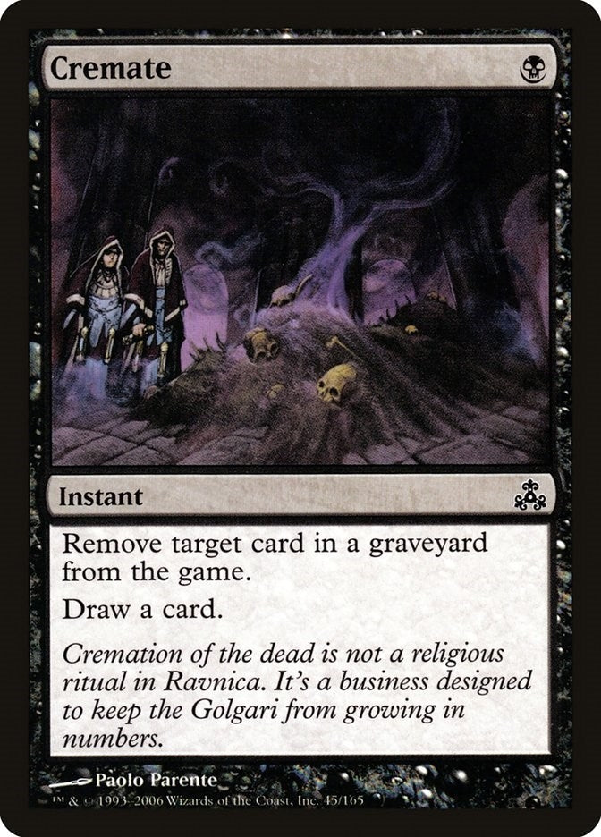 Image for Cremate (45) (Guildpact) (GPT) - Magic: The Gathering