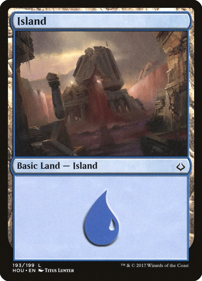 Image for Island (193) (193) (Hour of Devastation) - Magic: The Gathering