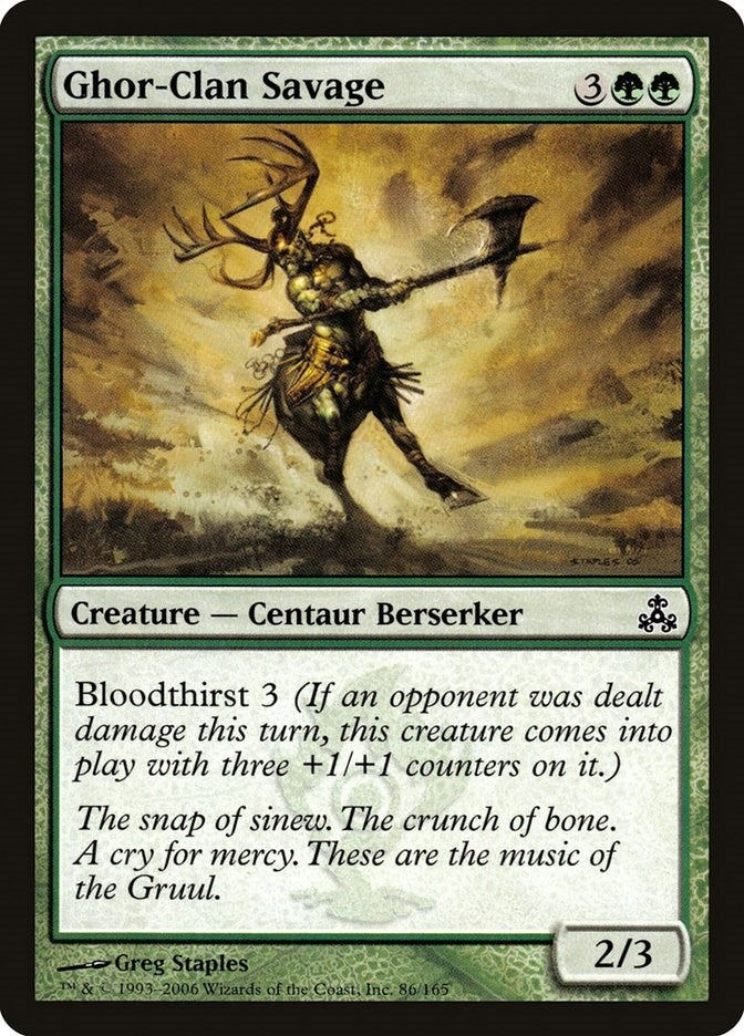Image for Ghor-Clan Savage (86) (Guildpact) (GPT) - Magic: The Gathering