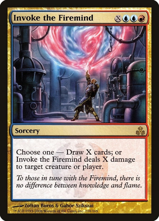 Image for Invoke the Firemind (118) (Guildpact) (GPT) - Magic: The Gathering