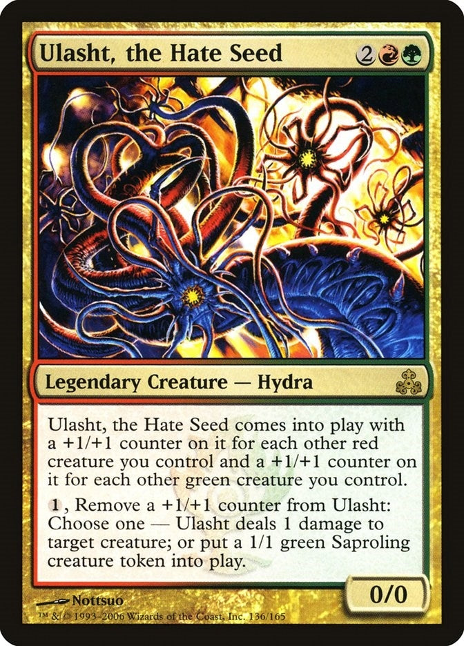 Image for Ulasht, the Hate Seed (136) (Guildpact) (GPT) - Magic: The Gathering