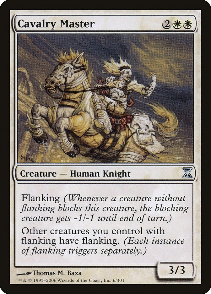 Cavalry Master (6) (Time Spiral)