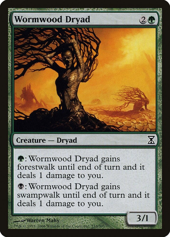 Wormwood Dryad (233) (Time Spiral)
