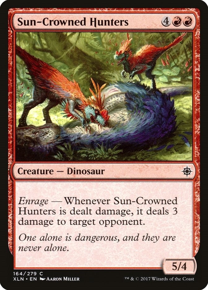 Image for Sun-Crowned Hunters (164) (Ixalan) - Magic: The Gathering